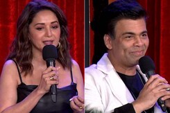 Madhuri Dixit & Karan Johar At <i>The Fame Game</i> Trailer Launch Madhuri Dixit & Karan Johar At <i>The Fame Game</i> Trailer Launch