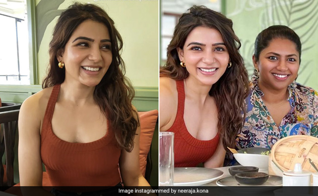 We Can't Stop Loving Samantha Ruth Prabhu's Brunch Date Uniform In A Casual Chic Bodysuit