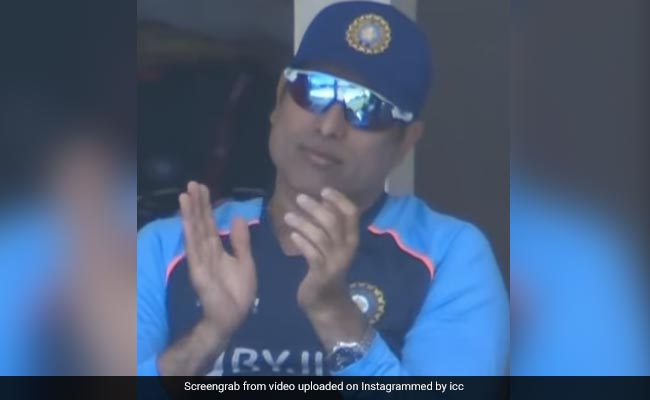 Watch: VVS Laxman's Reaction In Dugout After India's Yash Dhull Reaches Hundred In U19 World Cup Semi-Final vs Australia