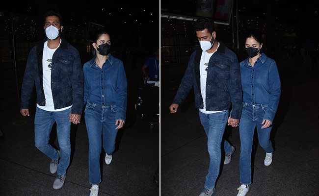 Vicky Kaushal And Katrina Kaif Double The Denim Dose For Their Valentine's Day Holiday