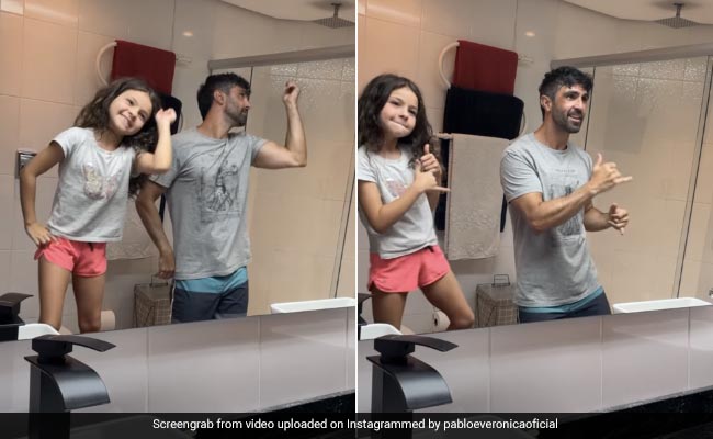 Watch: Brazilian Father-Daughter Duo Ace '<i>Kacha Badam</i>' Dance Challenge