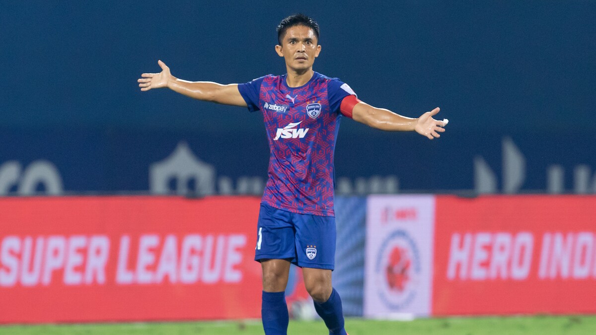 ISL: Sunil Chhetri's Record Strike In Vain As Hyderabad Beat Bengaluru FC