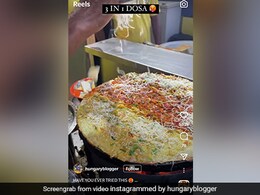 Watch: Vendor's Three-In-one Dosa Made With Paneer And Chinese Flavours Leaves The Internet In Splits