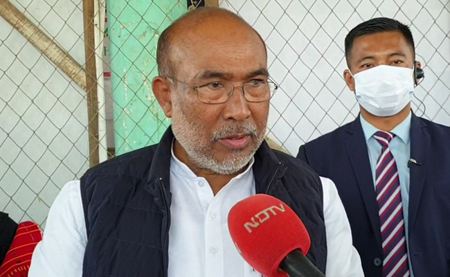 BJP Close To Majority In Manipur, Chief Minister Biren Singh Wins Bastion