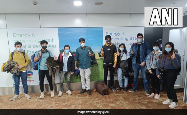 Special Flight With 182 Indians Lands In Delhi From Ukraine