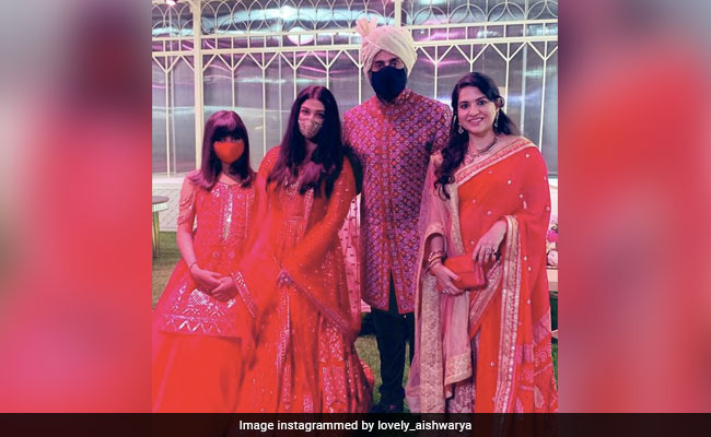 Viral: Aishwarya Rai Bachchan, Abhishek Bachchan And Aaradhya At Anmol Ambani-Khrisha Shah's Wedding