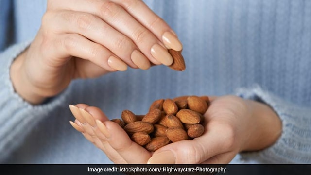 Almonds are a great snack and much healthier than packed snacks