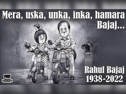 Amul Pays Tribute To Industrialist Rahul Bajaj With Special Doodle Amul Pays Tribute To Industrialist Rahul Bajaj With Special Doodle