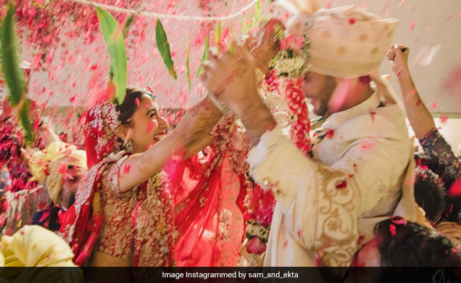 More Inside Pics From Anmol Ambani And Khrisha Shah's Lavish Mumbai Wedding