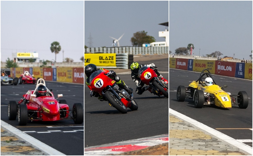 Amir Sayed, Ruhaan Alva & Meka Vidhuraj Dominate 4th Round Of The JK Tyre National Racing Championship Day 1