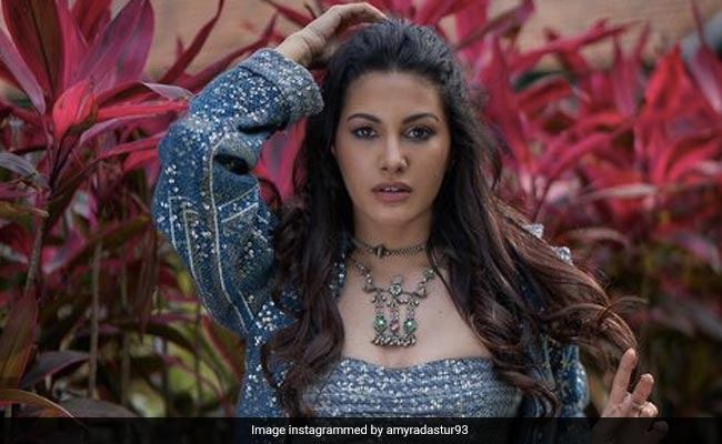 Amyra Dastur In A Blue Sequin Co-Ord Set Dazzles Like It's No One's Business