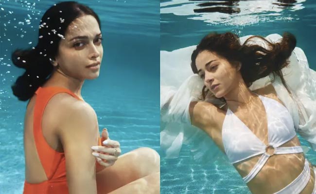 Deepika Padukone और Ananya Panday ने शेयर किया अंडर वाटर फोटो, देखकर बताइए आपको किसकी फोटो पसंद आई