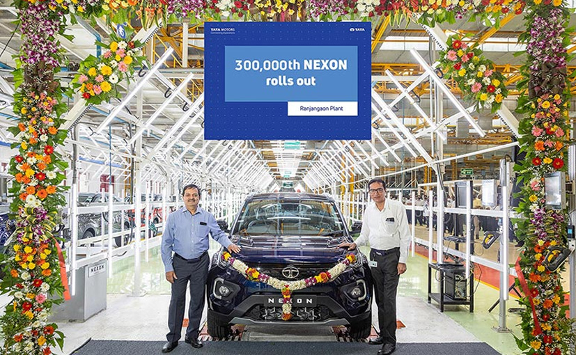 Tata Motors Rolls Out The 3,00,000th Nexon Out Of Its Ranjangaon Facility