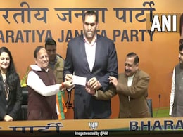 'The Great Khali', Former Wrestling Super-Star, Joins BJP 'The Great Khali', Former Wrestling Super-Star, Joins BJP