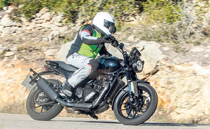 Bajaj-Triumph Motorcycle Spotted On Test