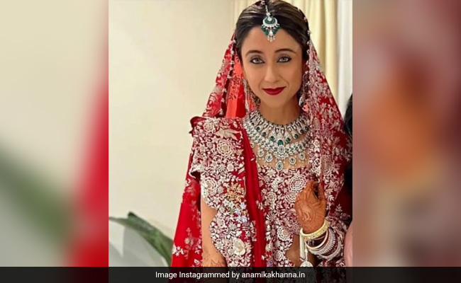 Anmol Ambani And Khrisha Shah Wedding: The Bride's <i>Lehenga</i> Was Designed By...