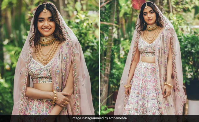 Keerthy Suresh In A Floral <i>Lehenga</i> Is Delightfully Ready For Spring Weddings