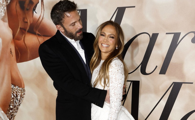 At <i>Marry Me</i> Screening, Ben Affleck Couldn't Take His Eyes Off Jennifer Lopez