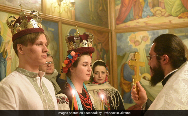 Russia-Ukraine Crisis: Couple Marry At Monastery In Kyiv Amid Air Raid Sirens