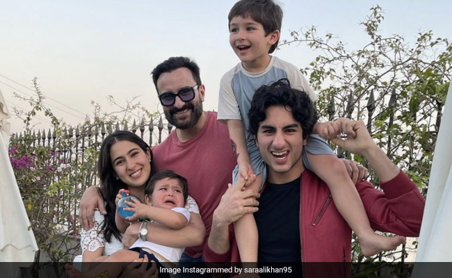 From Jeh's Party, A Pataudi-Only Pic Of Saif Ali Khan, Sara, Ibrahim, Taimur And Birthday Boy