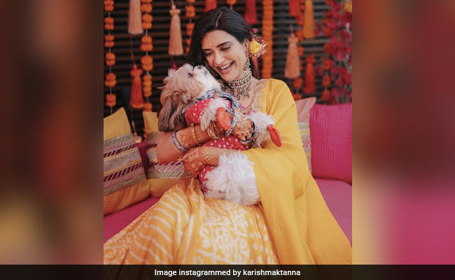 In Karishma Tanna's <i>Mehendi</i> Album, Her Pet Pooch Steals The Show