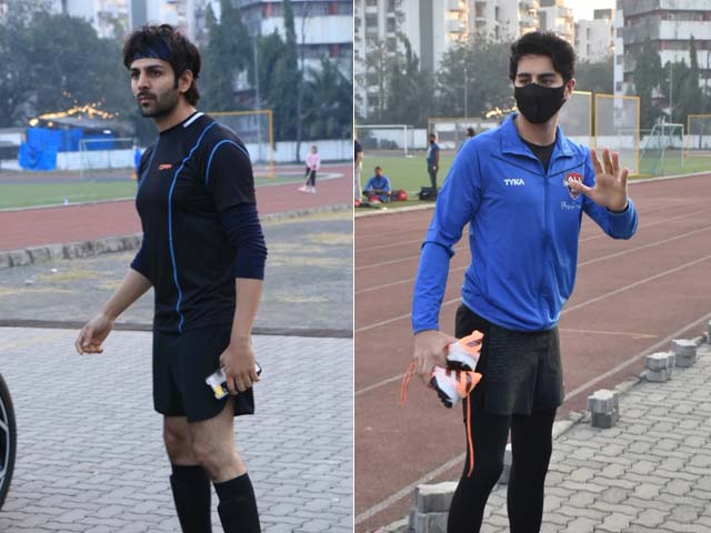 Game On: Kartik Aaryan, Ibrahim Ali Khan Kick-Started Their Sunday Like This
