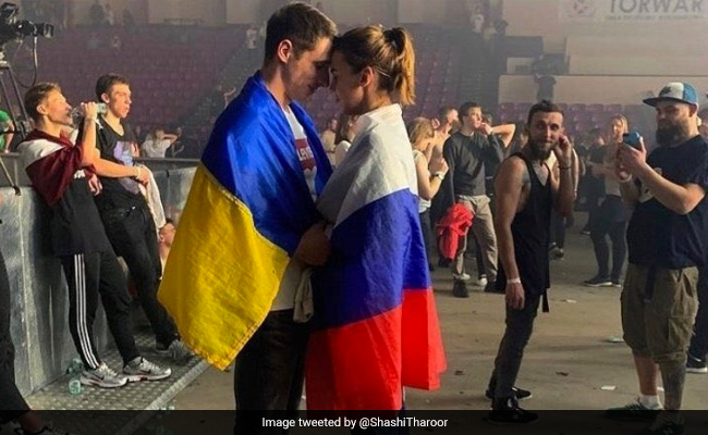 He Wore Ukraine Flag. She Wore Russia's: The Truth Behind This Viral Pic