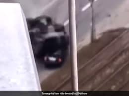 Watch: When A Military Vehicle Ran Over A Car In Ukrainian Capital Watch: When A Military Vehicle Ran Over A Car In Ukrainian Capital