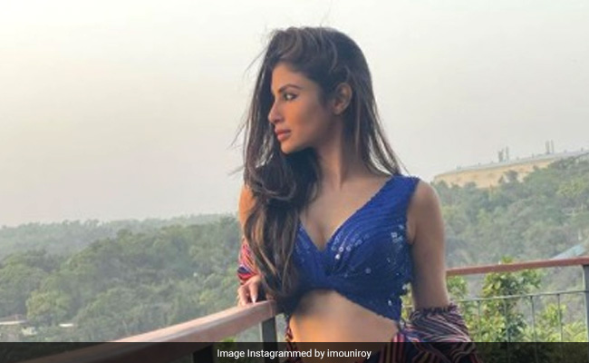 शादी के बाद और भी ग्लैमरस हो गई हैं मौनी रॉय, साड़ी में शेयर की तस्वीरें