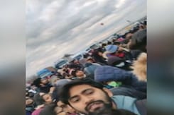 Waiting To Escape Ukraine, Indian Students Stuck At Border In Freezing Cold Waiting To Escape Ukraine, Indian Students Stuck At Border In Freezing Cold