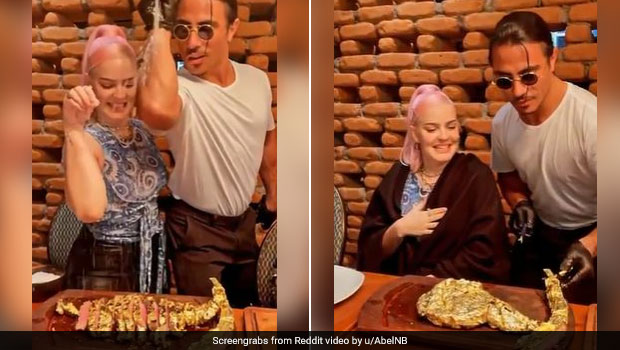 Video Of 'Salt Bae' Serving Steak To British Singer Anne Marie Has Reddit Divided