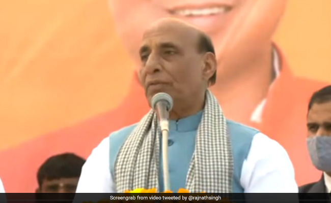 Rajnath Singh's UP Rally Disrupted For 2nd Time In A Week Over Jobs