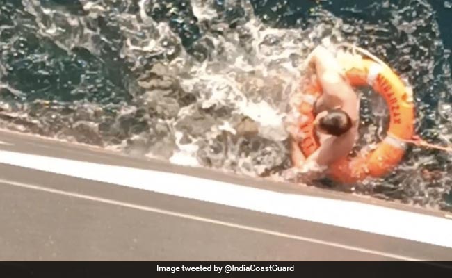 Greek National, Who Fell Off Vessel In Arabian Sea, Rescued