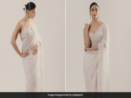 Alia Bhatt Stays Rooted To Traditions In A Shimmery White <i>Saree</i> In Berlin Alia Bhatt Stays Rooted To Traditions In A Shimmery White <i>Saree</i> In Berlin