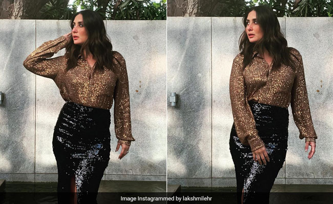 Kareena Kapoor Struck Gold With Her Weekend Set On A Glittery Note