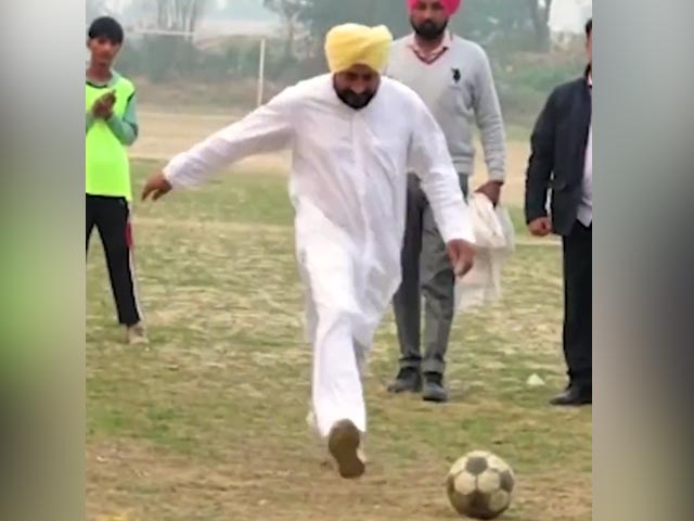 Amid Hectic Poll Campaign, Punjab Chief Minister's Football Break