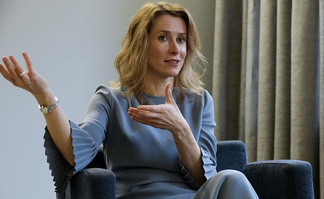 Putin "Clearly Enjoying Himself": Estonian PM On Russia Military Build-Up