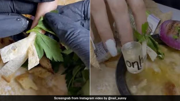Bizarre Manicure Uses Food And Drinks To Create Nail Art, Internet Is Appalled