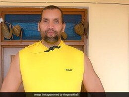 Watch: Fans Puzzled As Former WWE Wrestler  'The Great Khali' Cries While Posing For Paparazzi