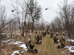 Russian Forces Destroy Ukraine's Military Convoy: Report Russian Forces Destroy Ukraine's Military Convoy: Report