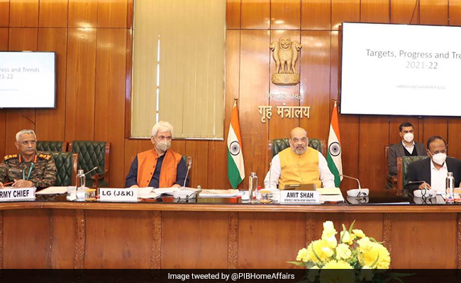 "Ensure Zero Infiltration": Amit Shah At J&K Security Review Meet