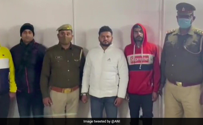 Two Arrested For Firing At AIMIM Chief Asaduddin Owaisi's Car In UP