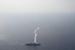 Watch: President's Fleet Review, Navy Test-Fires Anti-Ship Missile Watch: President's Fleet Review, Navy Test-Fires Anti-Ship Missile