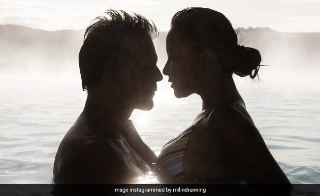 When Milind Soman And Ankita Konwar Swam In A Hot Spring In Freezing Iceland
