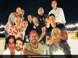 Shibani Dandekar Was At Farhan Akhtar's Stag Do - Well, Kinda. Spot Her In Pic Shibani Dandekar Was At Farhan Akhtar's Stag Do - Well, Kinda. Spot Her In Pic