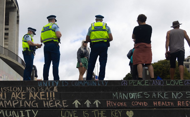 New Zealand Anti-Jab Protesters Threw Human Waste, Blocked Roads: Police