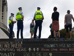 New Zealand Anti-Jab Protesters Threw Human Waste, Blocked Roads: Police New Zealand Anti-Jab Protesters Threw Human Waste, Blocked Roads: Police