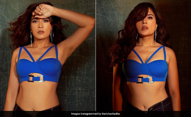 Monday Blues? Richa Chadha Wears Them With Her Cutout Bustier And Jeans