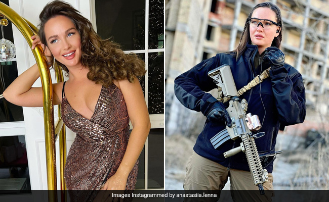 Former Miss Ukraine Joins Fight Against Russia