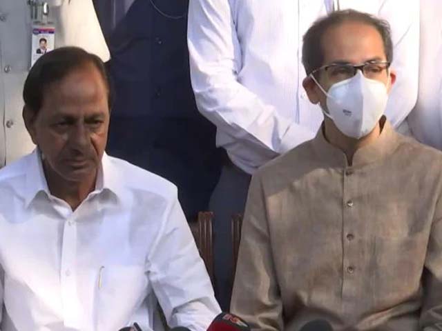 "Low-Grade Politics, Not Hindutva": Uddhav Thackeray, KCR Hit Out At BJP